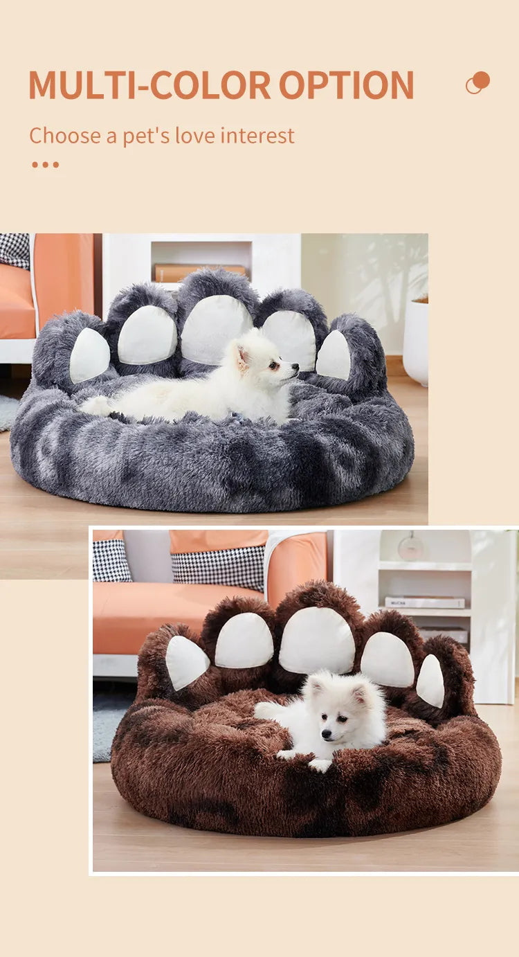 🛏️ Cosmic Paw Plush Bed